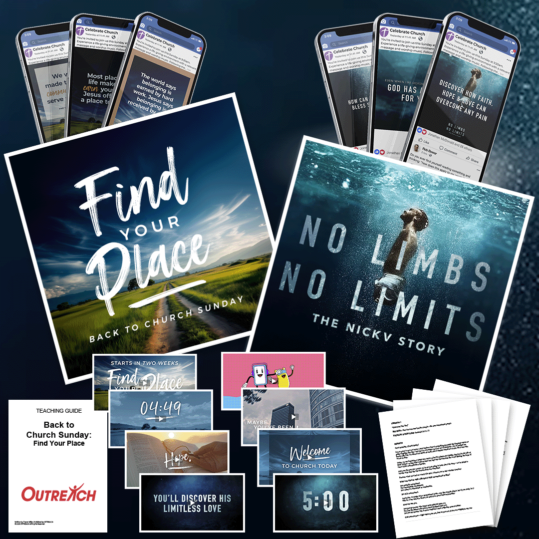 Back to Church Sunday & Nick Vujicic Resource Kits