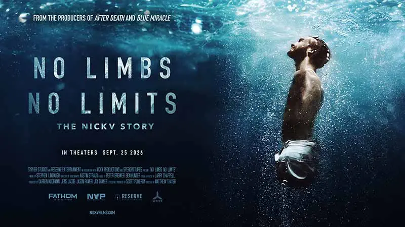 NO LIMBS NO LIMITS - The Nick V Story Movie Poster